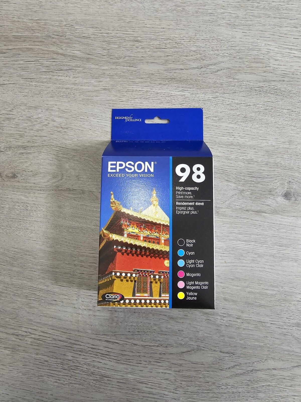 NEW Genuine Epson 98 High-capacity Ink 6 New Exp 2026 