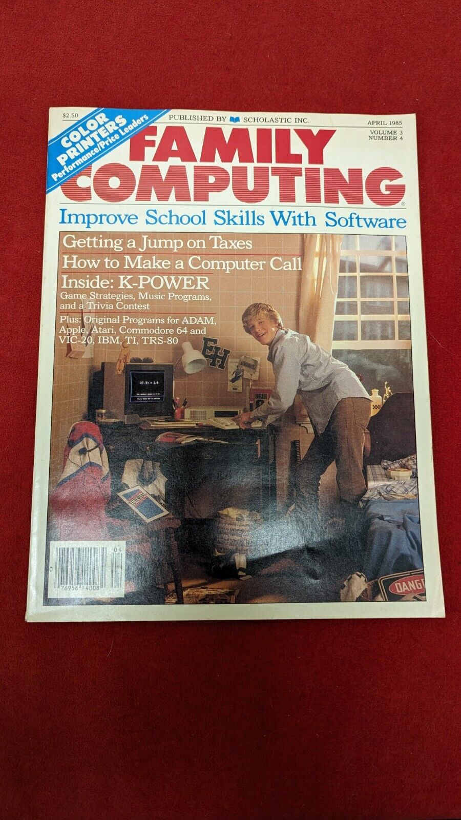 Family Computing Magazine April 1985 Volume 3 # 4 How To Make A Computer Call
