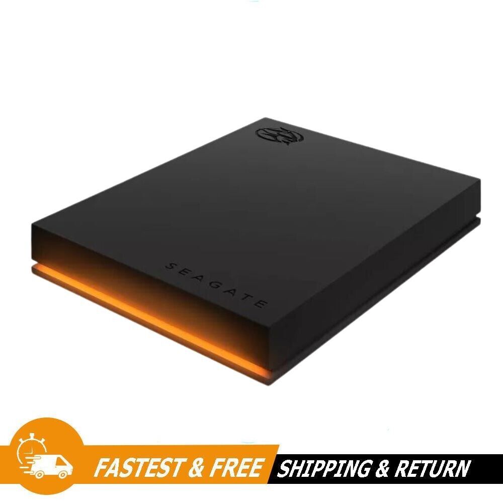 Seagate FireCuda Gaming 1TB External USB 3.2 Gen 1 Hard Drive RGB (STKL1000400)