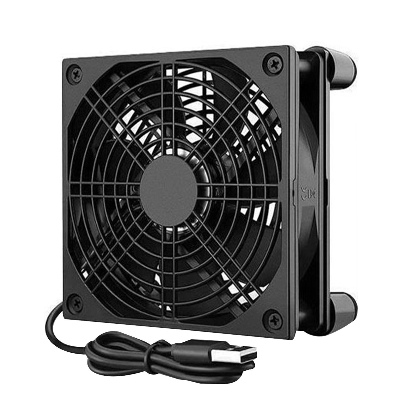 Cooling Fan PC Router Case Fan | USB Computer Cabinet Cooler Blower Fan 