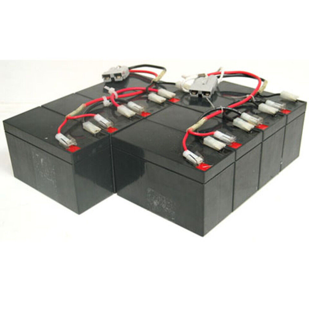 RBC12 RBC26 RBC27 UPS Complete Replacement Battery Kit for DL2200RM3U- 8 PK