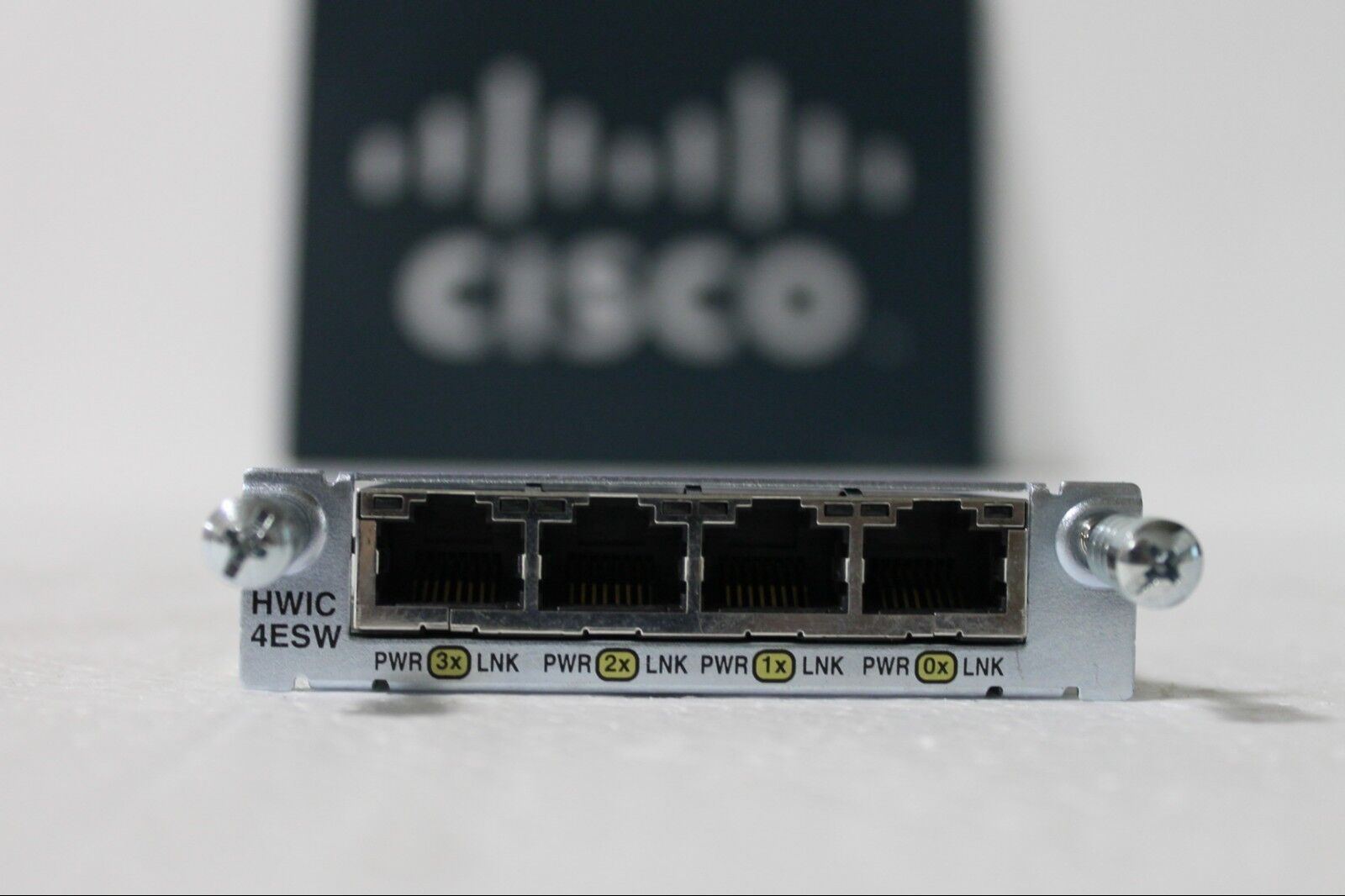 Cisco HWIC-4ESW 4 Port 10/100 Ethernet Switch Interface Card Genuine w/ HOLOGRAM