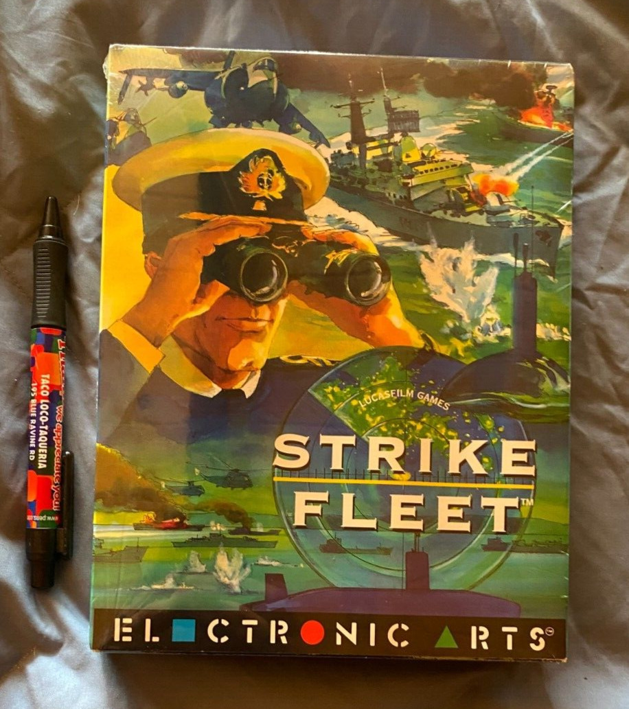 Strike Fleet Atari 1040/520 ST NEW Disk By Electronic Arts
