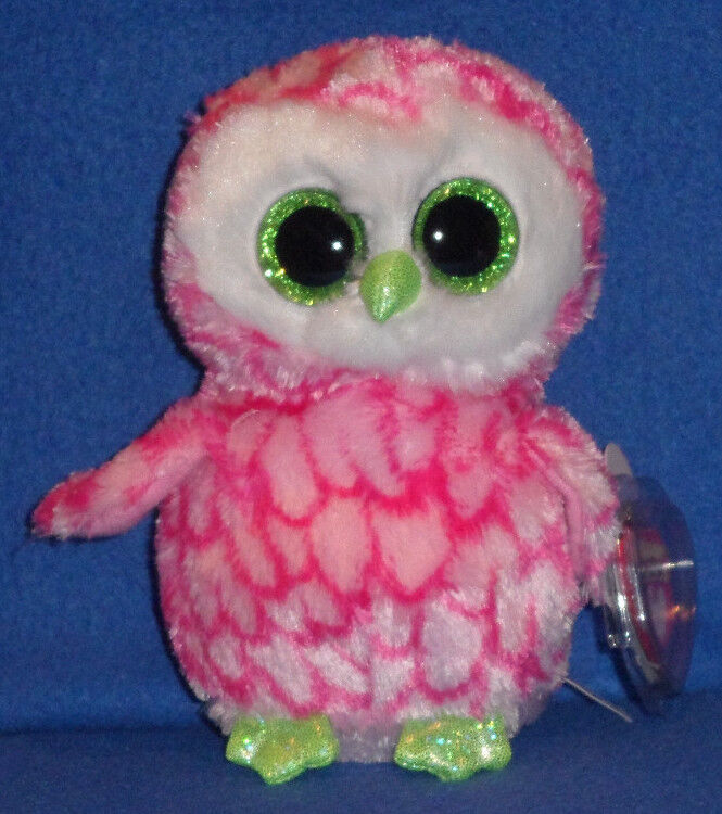 TY BEANIE BOOS BOO\'S - BUBBLY the OWL - CLAIRE\'S EXCLUSIVE - MINT TAGS