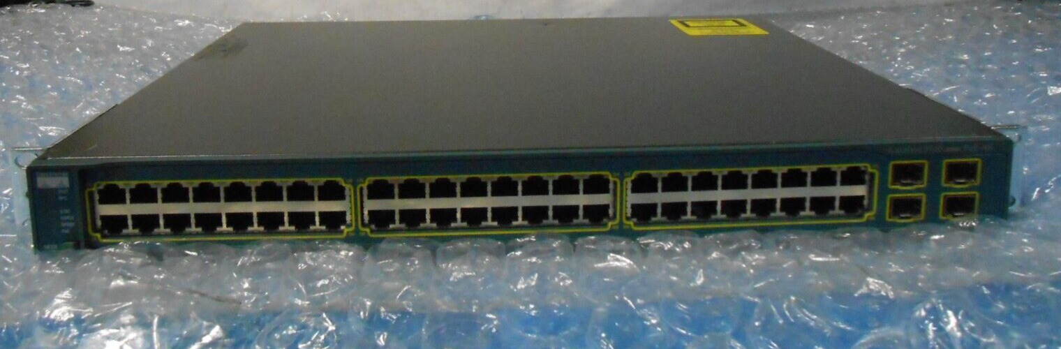 Cisco WS-C3560-48PS-S 48-Ports Layer 3 PoE Ethernet Switch