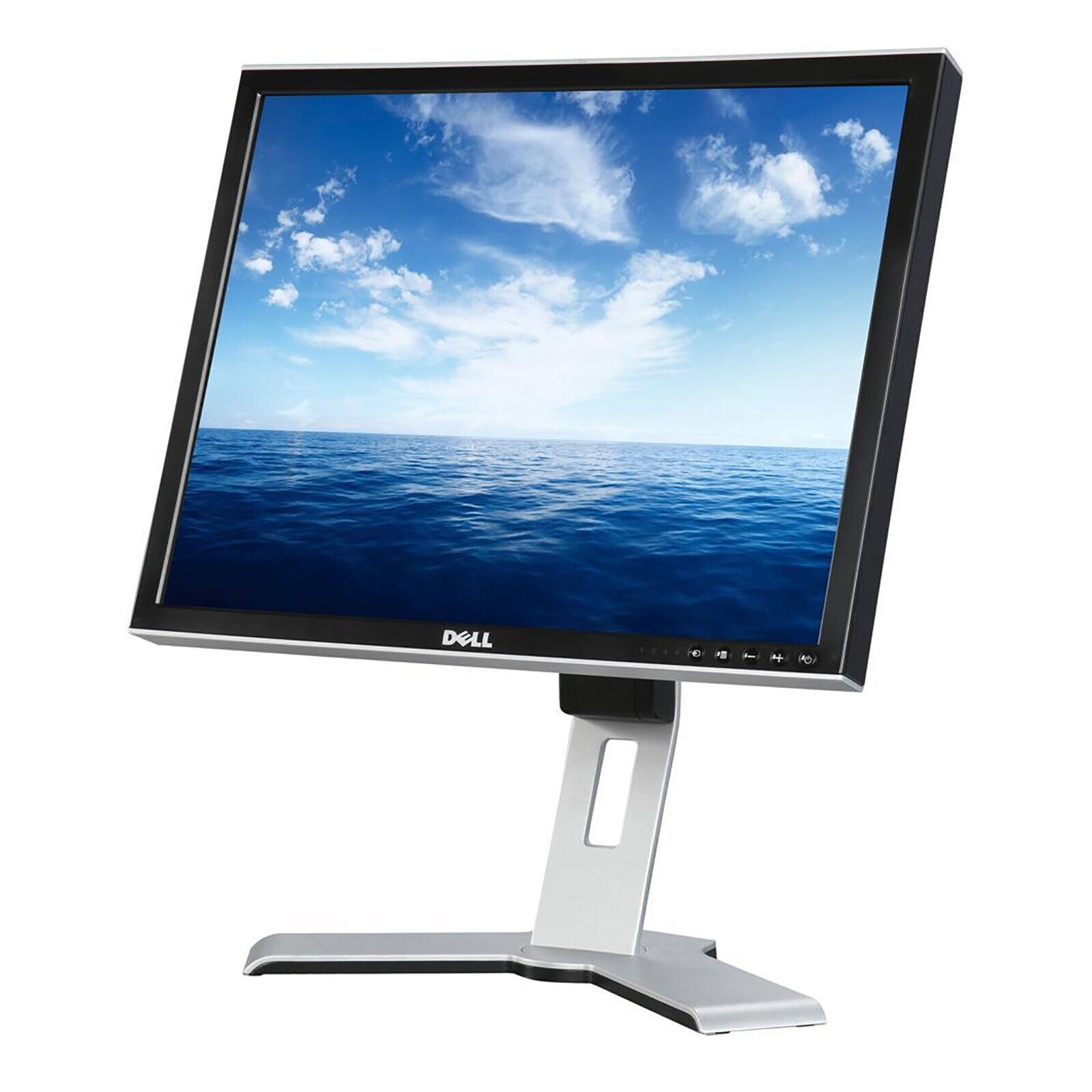 Dell UltraSharp 2007FPB 20” LCD Monitor USB HUB VGA DVI 1600x1200 4:3