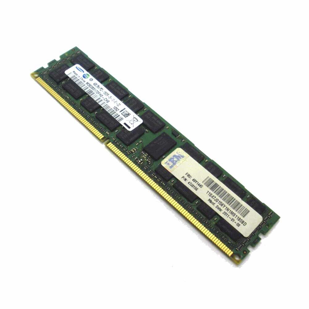 IBM 49Y1445 Memory 4GB 2Rx4 PC3-10600 DDR3