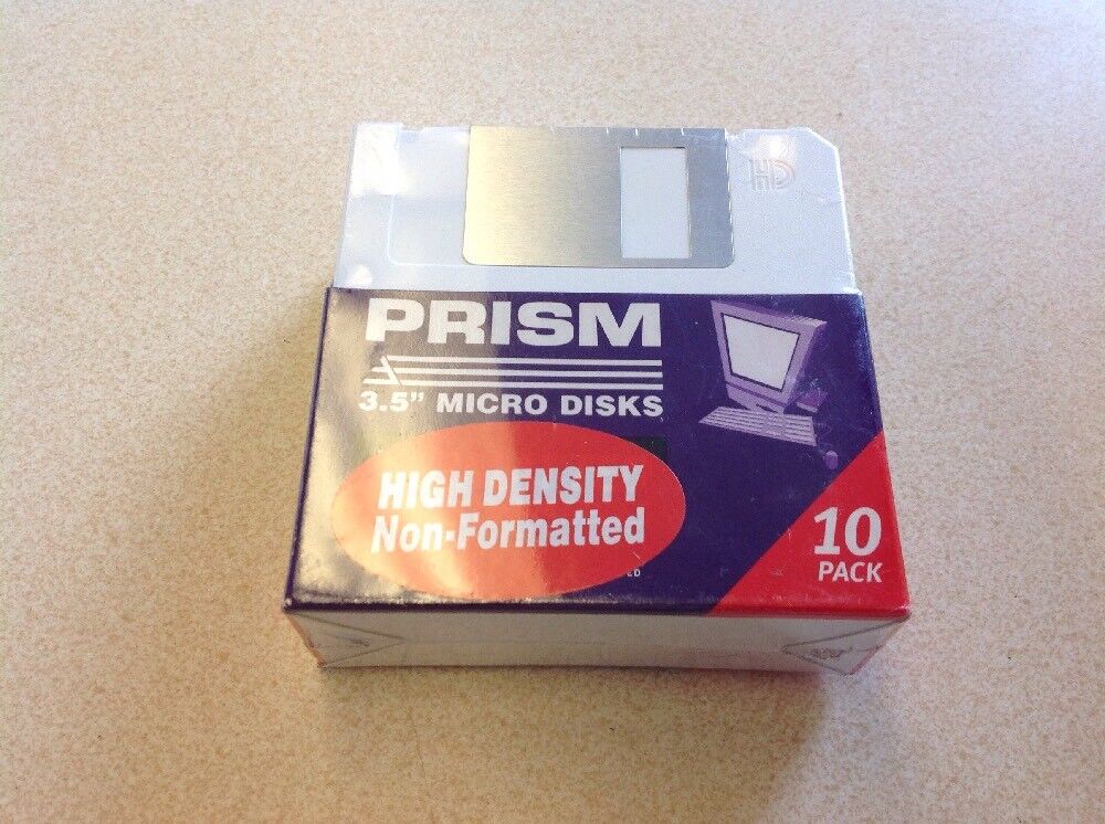 Free Shipping, Prism 3.5 inch Micro Disks, New, Package Of 10