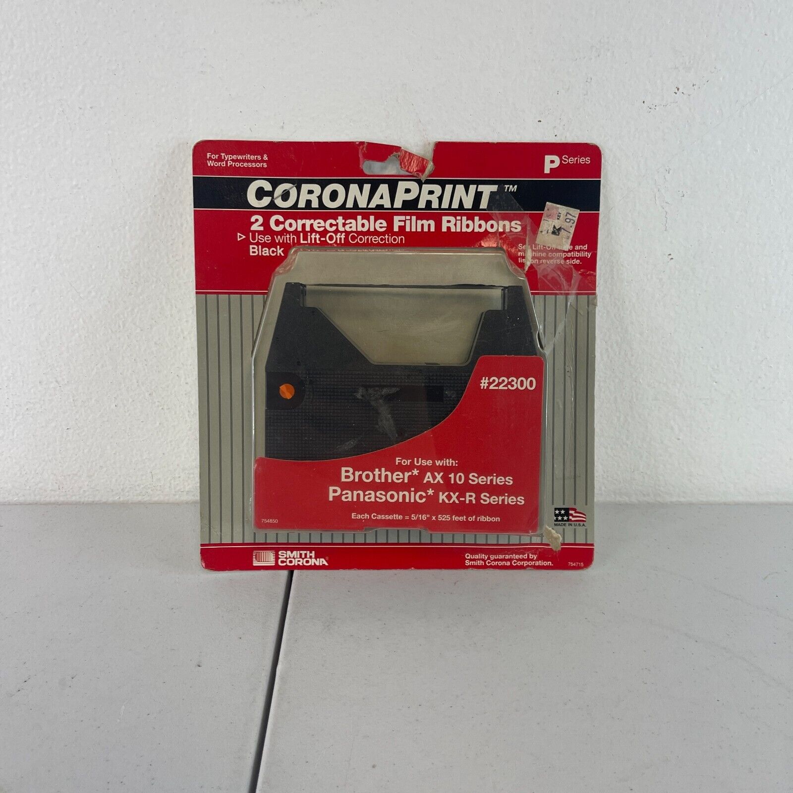 Corona Print 2 Correctable Black Film Ribbons P Series 22300  Made USA 🇺🇸 VTG.