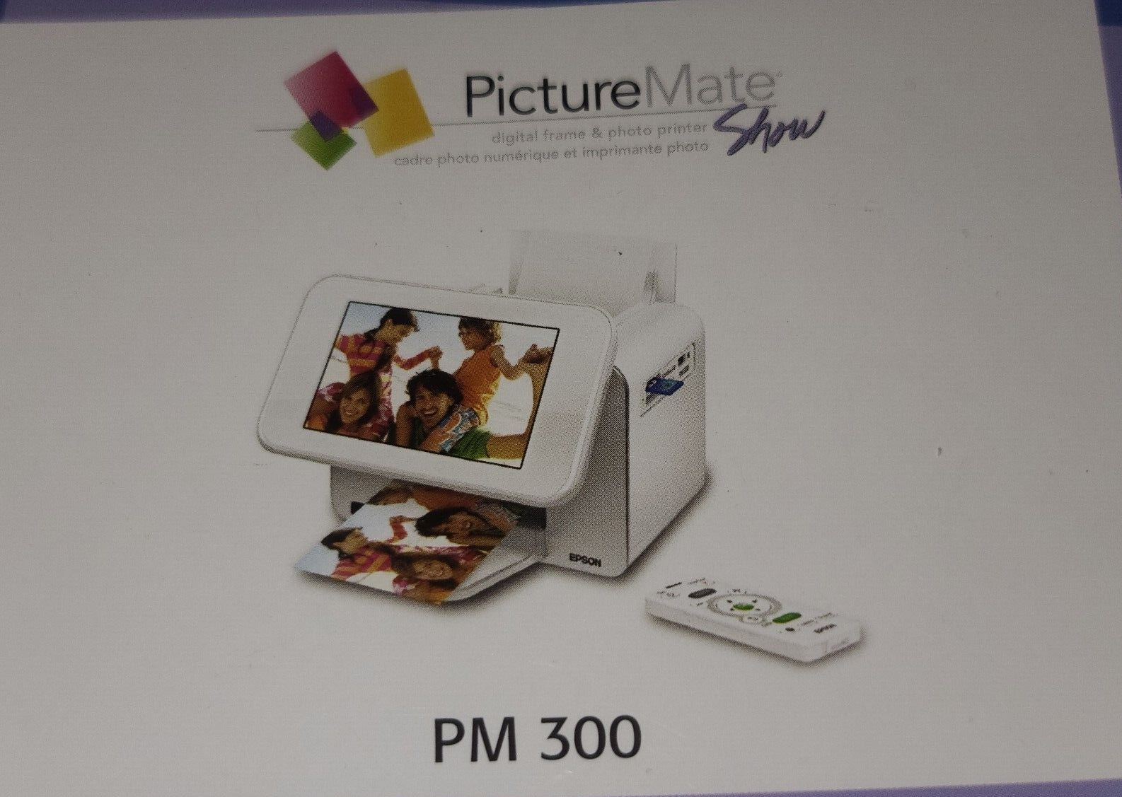 Epson PictureMate Photo Lab PM300 Bluetooth Show Digital Frame Inkjet Printer