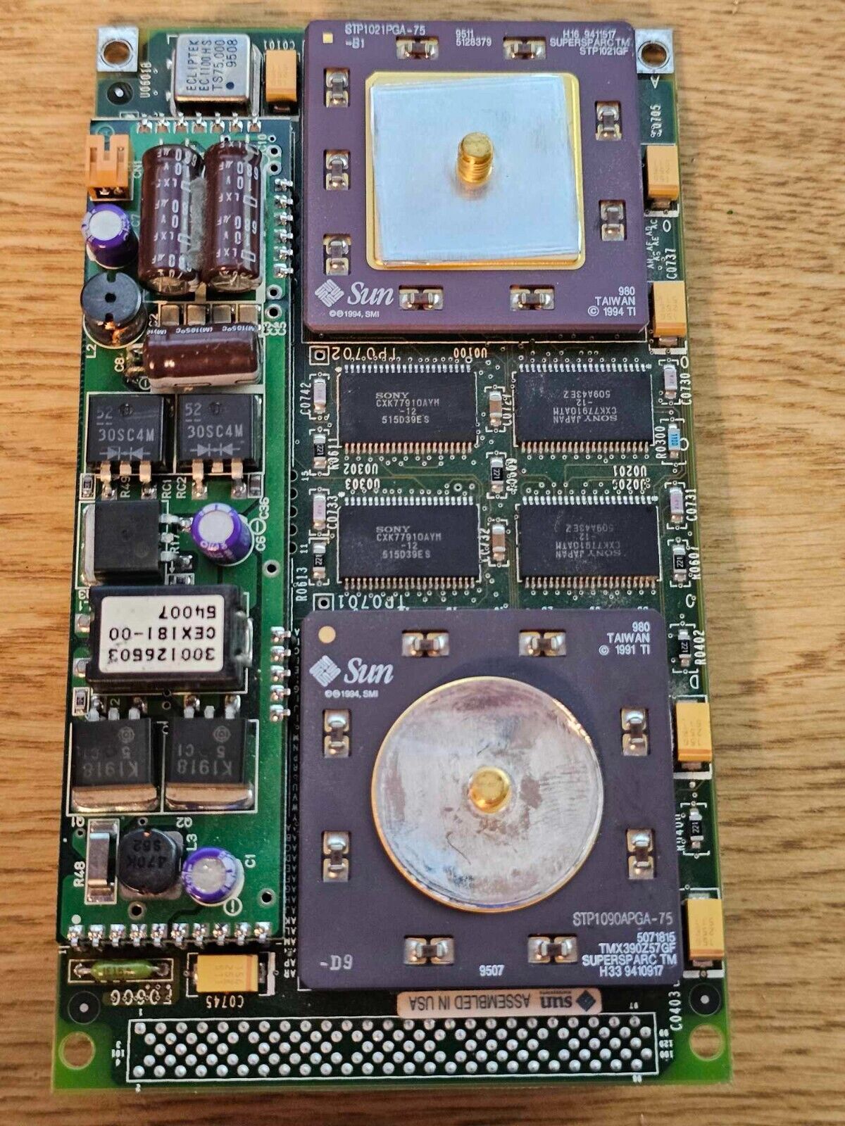 Vintage Rare Sun 501-2520 SM71 75Mhz Sun SuperSPARC II Module Upgrade 1MB Cache