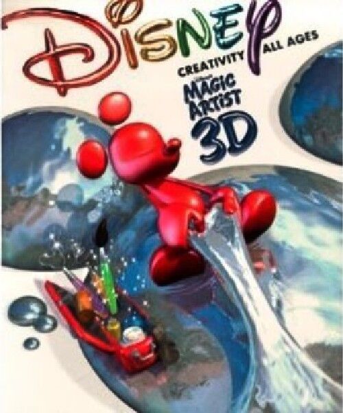 Disney Magic Artist 3D Pc Mac Brand New Cd Rom In Paper Sleeve XP