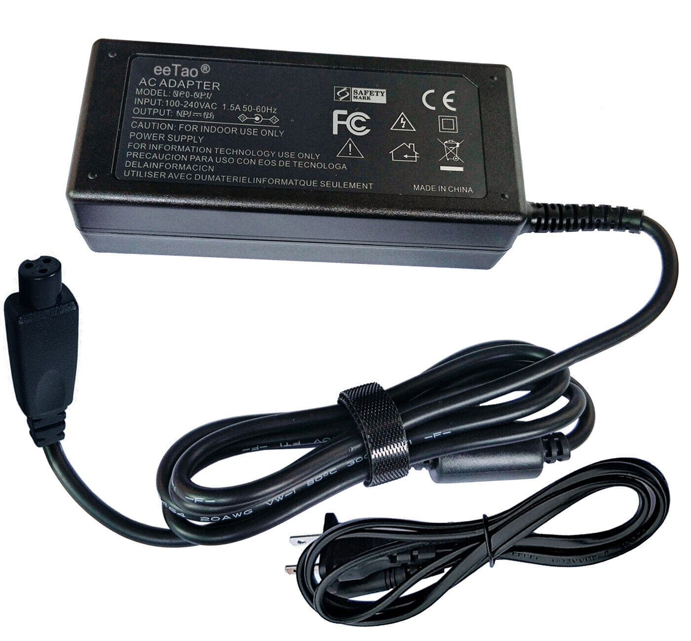 3-Prong 42V 1.5A AC Adapter For Hover-1 FY0634201500 Electric Scooter DC Charger