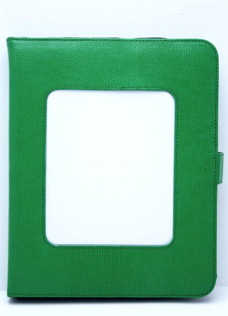 Green Leather iPad COVER for a 5\
