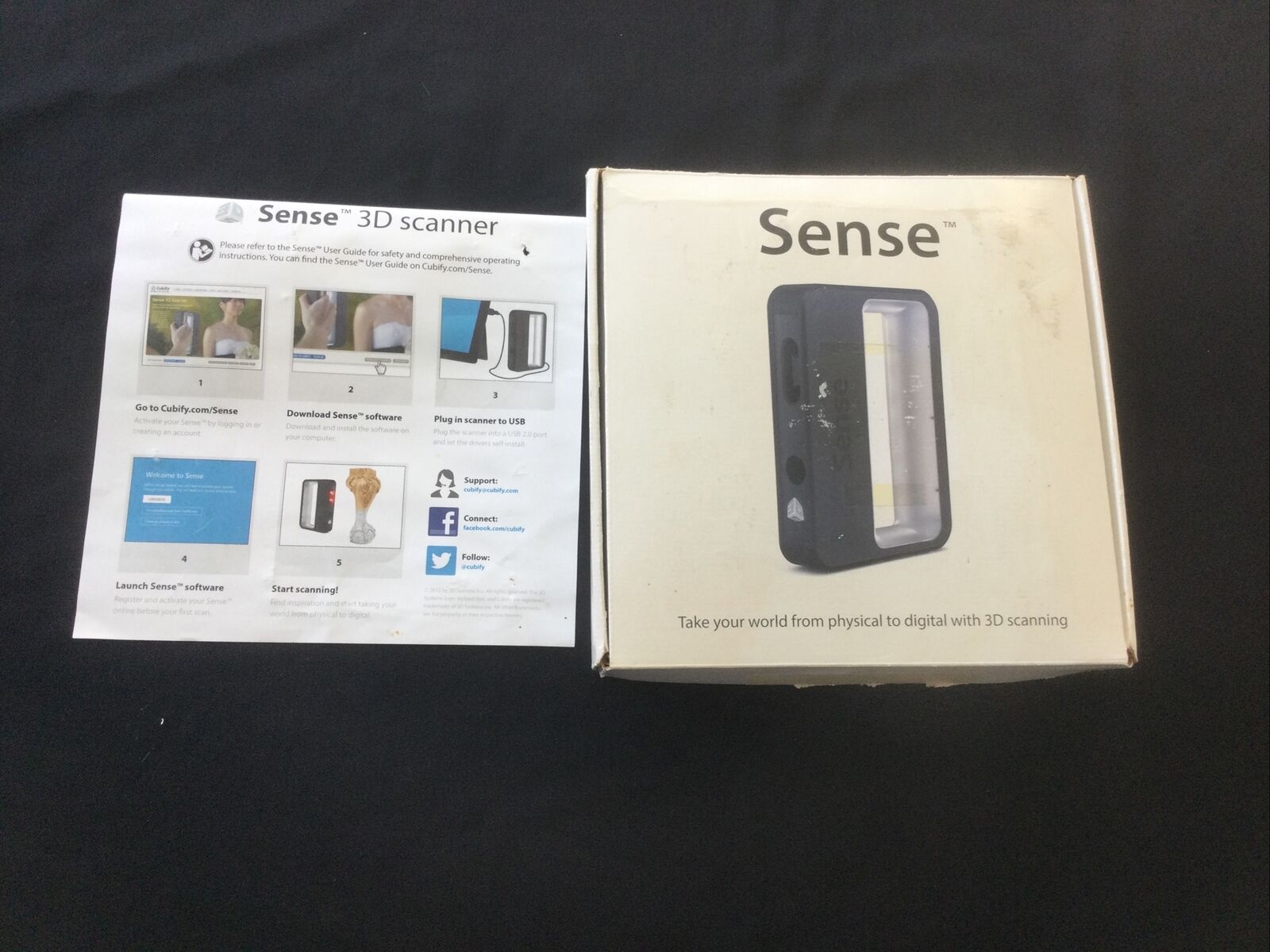 VERY RARE 3D Systems Sense Scanner US MADE with box 