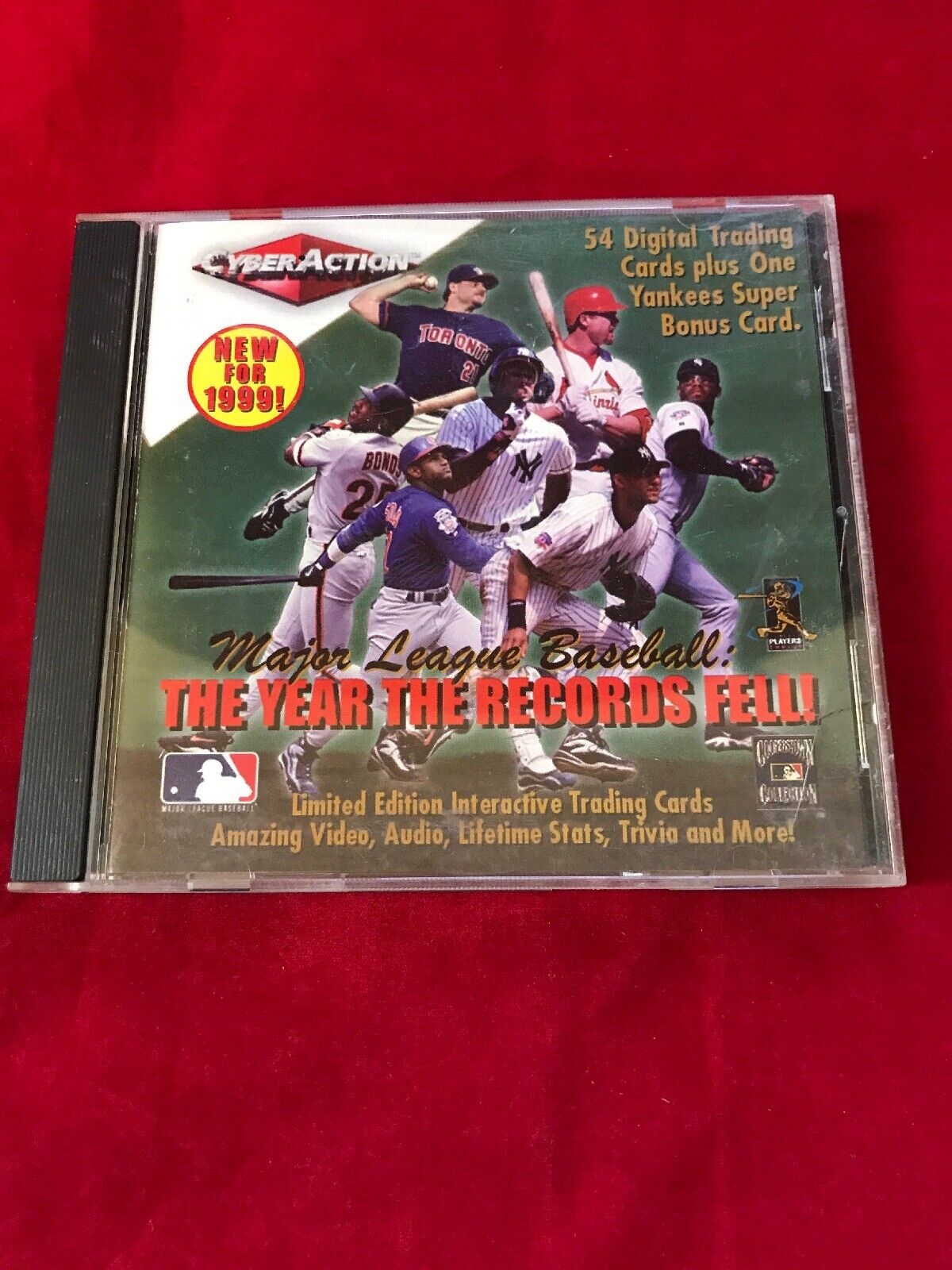 CYBERACTION 1999 DIGITAL BASEBALL TRADING CARD CD Disc The Year the Records Fell