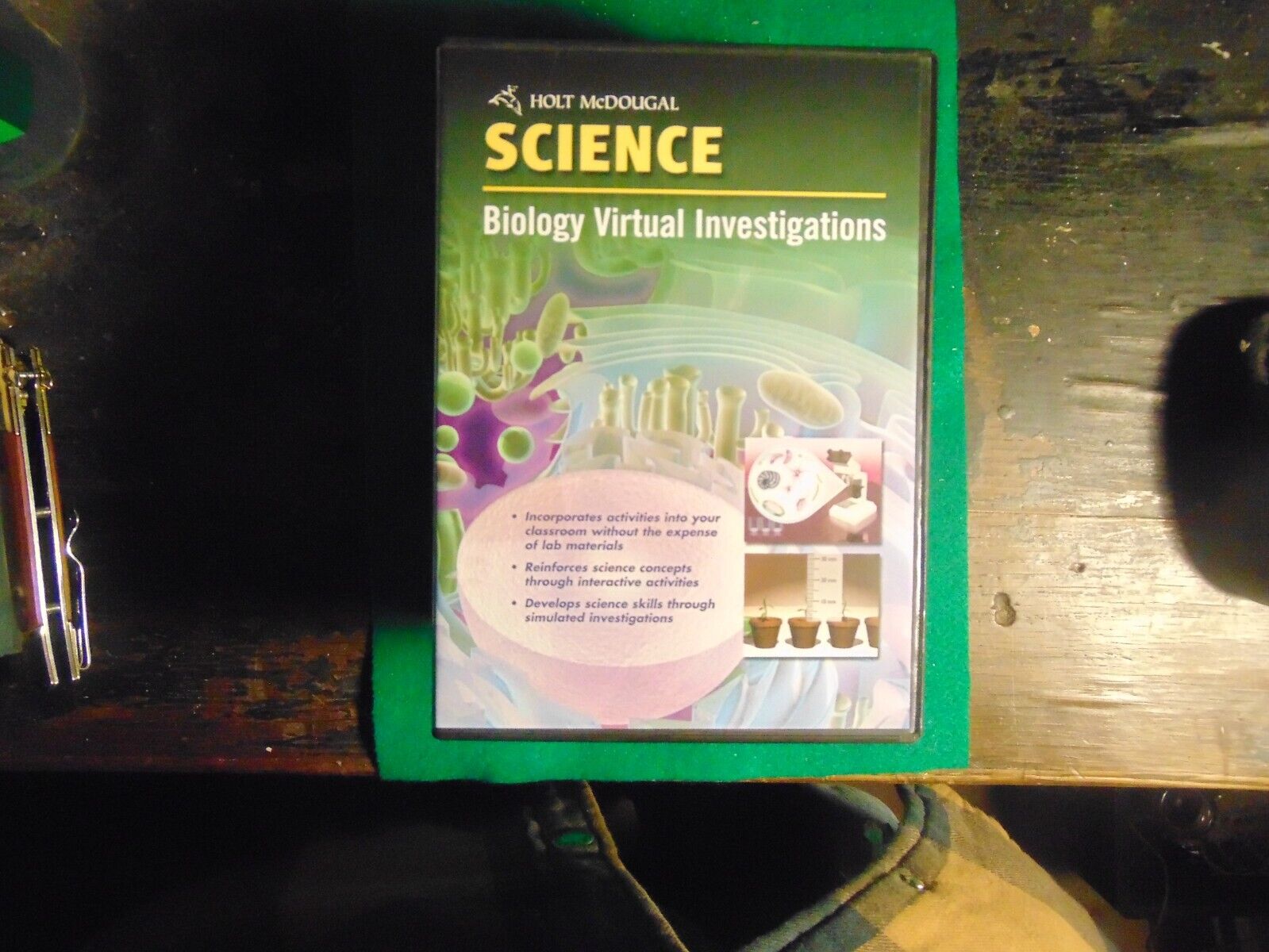 Holt McDougal Science Biology Virtual Investigations CD Windows/Mac Homeschool