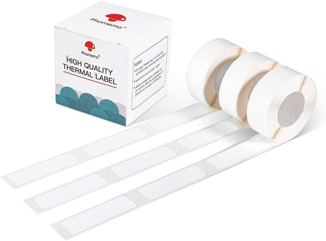 3-Roll Pack Thermal Self-Adhesive Labels, 3/8\