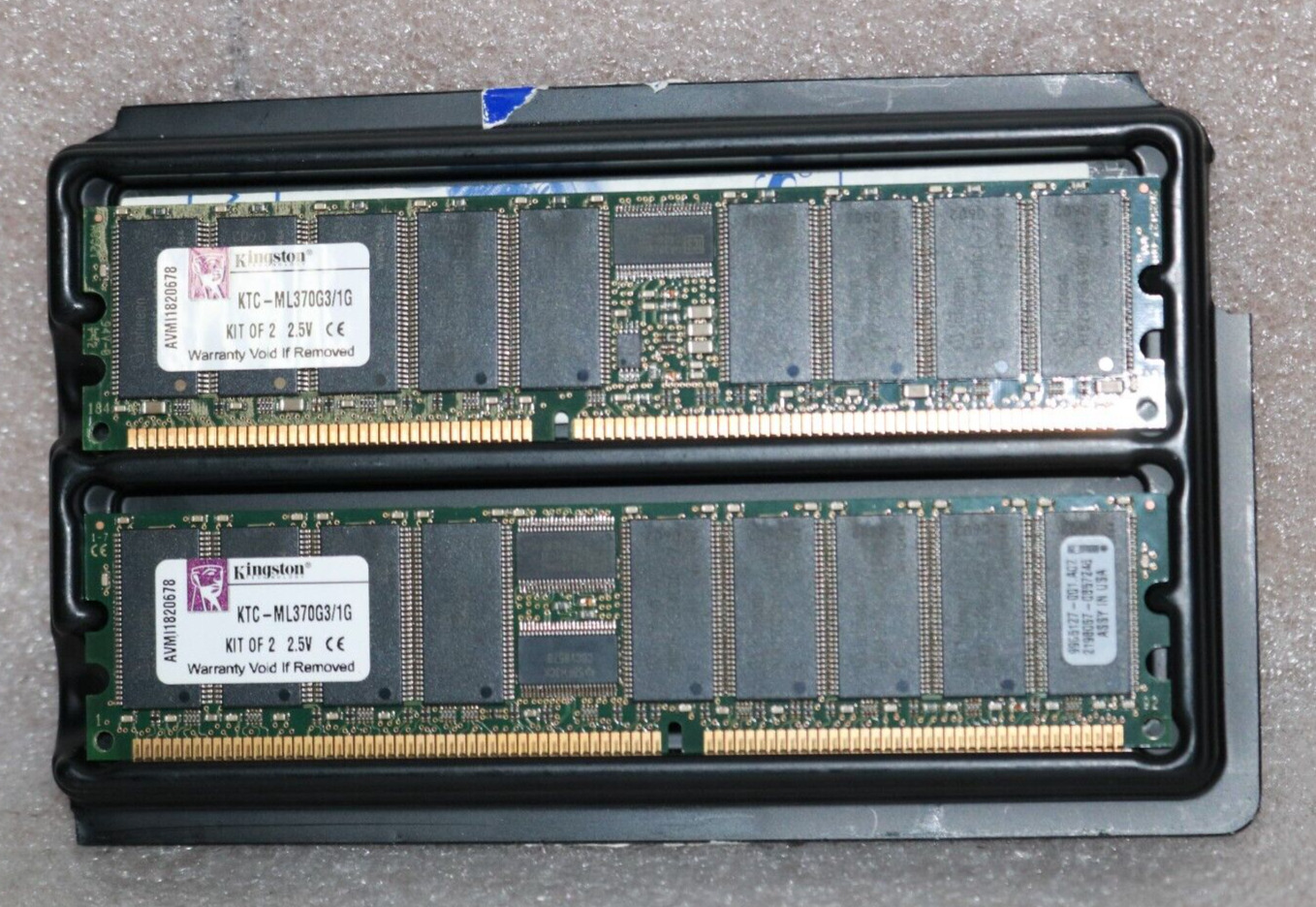 Kingston KTC-ML370G3/1G Kingston 2x512mb Pc2100 RAM Memory