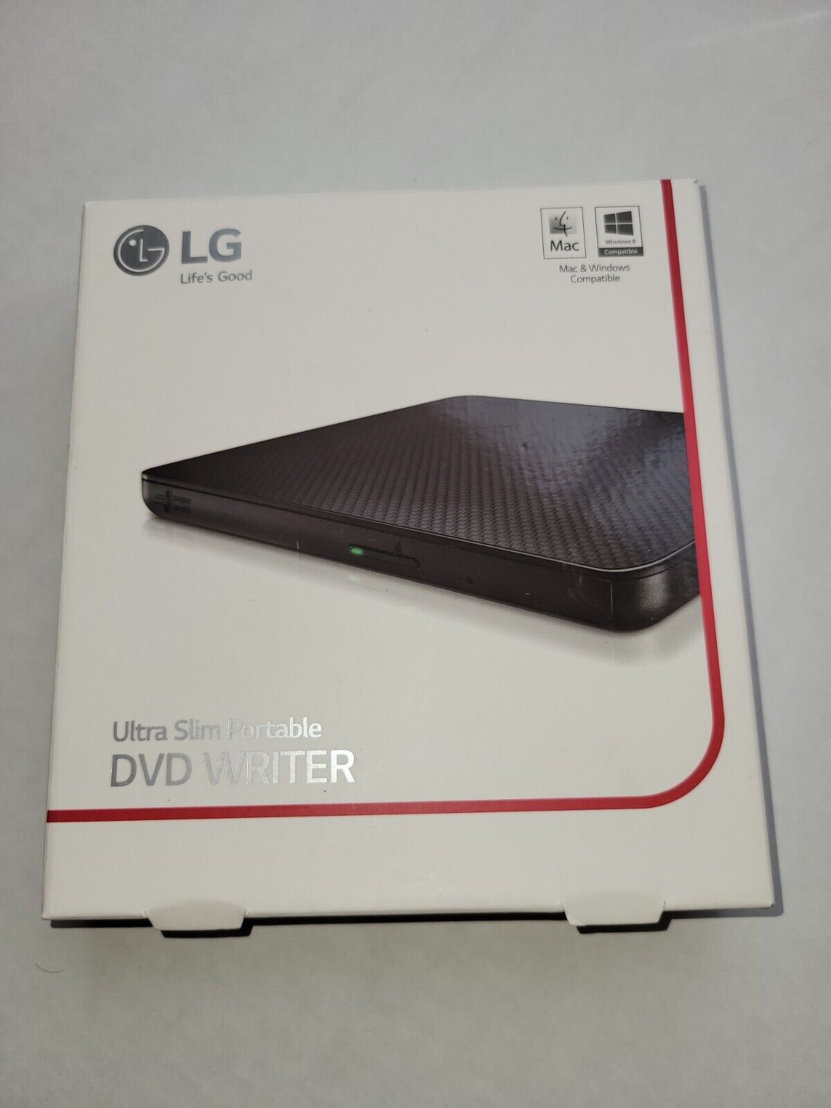 LG GP55EX70 Ultra Slim Portable DVD Writer with M-DISC Support - Black