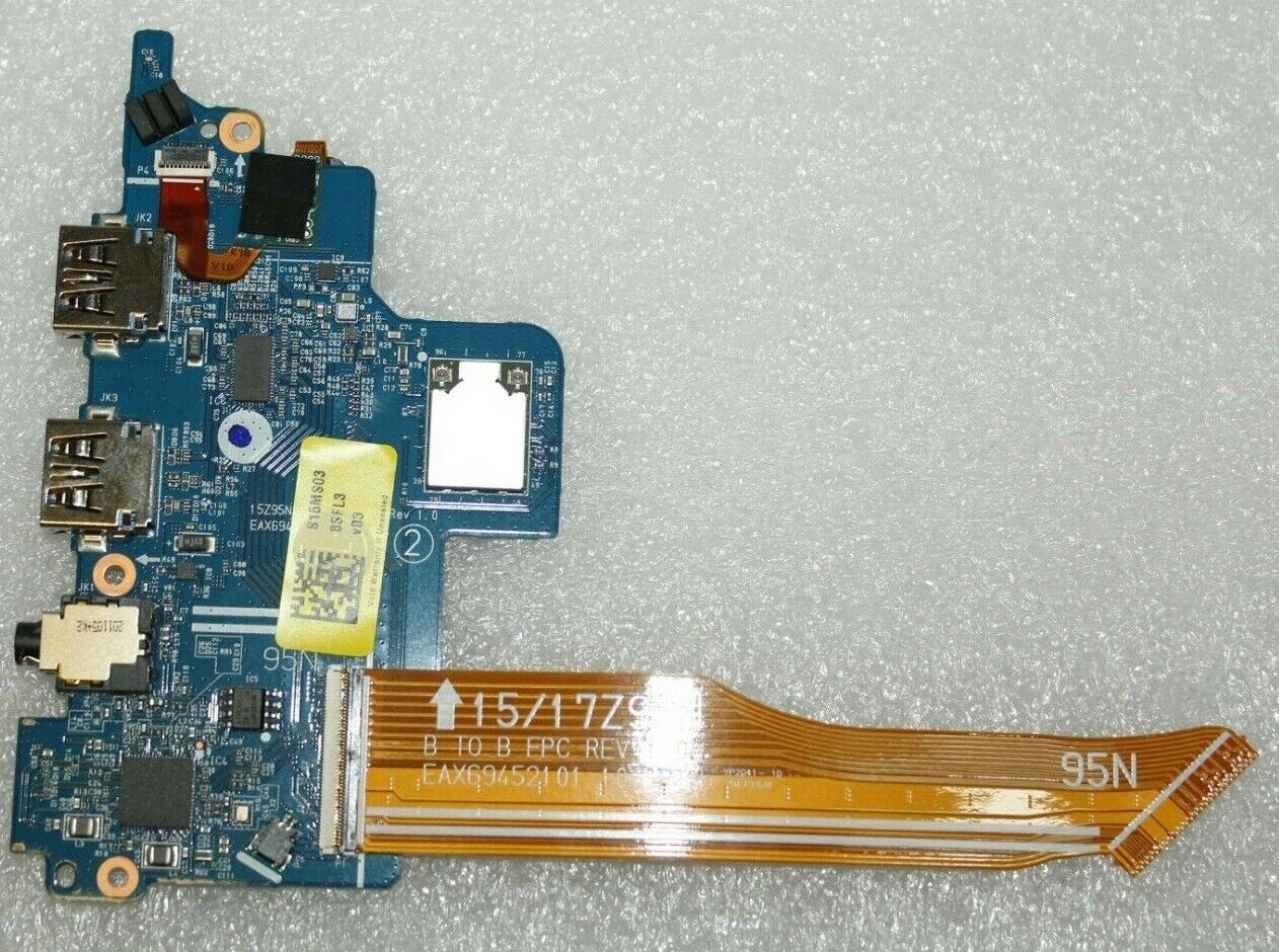 Genuine LG Gram 15Z95N Audio / USB / Power Button Board with Cable EAX69439304