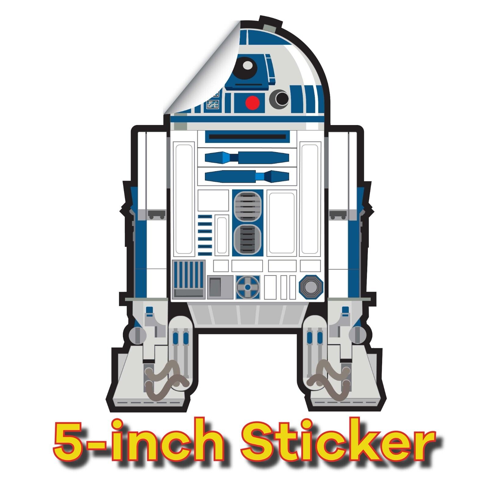Star Wars themed Vinyl Sticker options in 3- & 5-inch size Luke Vader R2 Falcon