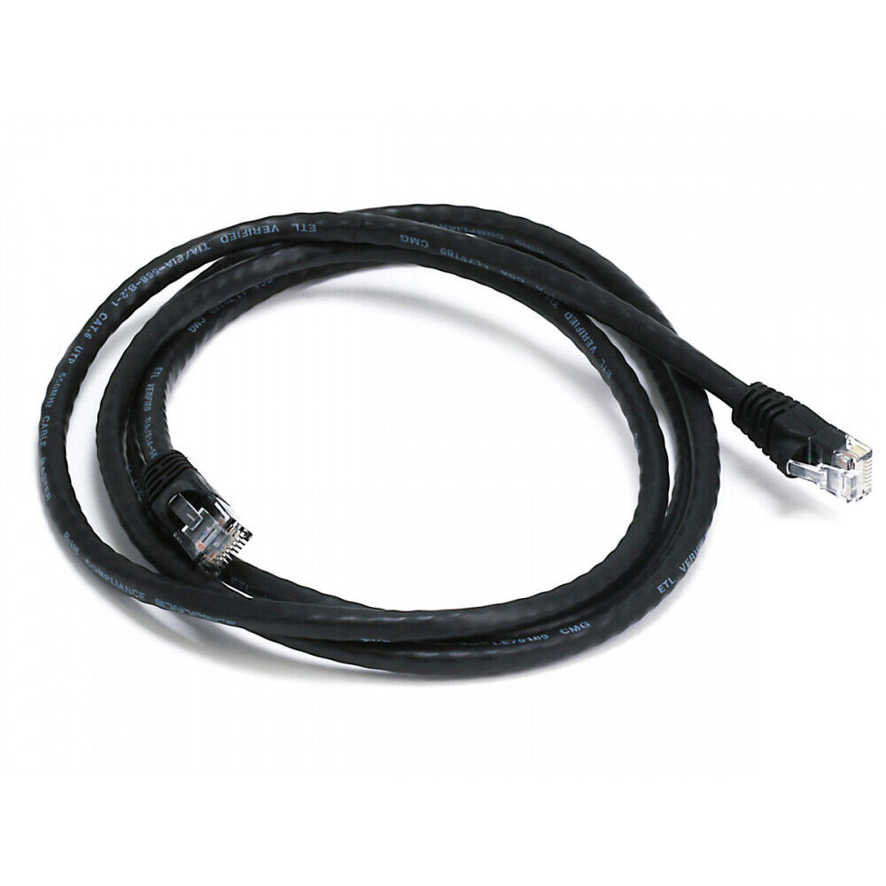 MONOPRICE 3375 CAT5E 24AWG UTP PATCH CABLE_ 5FT BLACK