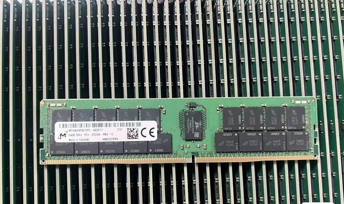 Micron MT 64GB DDR4 3200MHz 2933MHz 2666MHz 2400MHz Server RAM 2Rx4 4DRx4 RDIMM