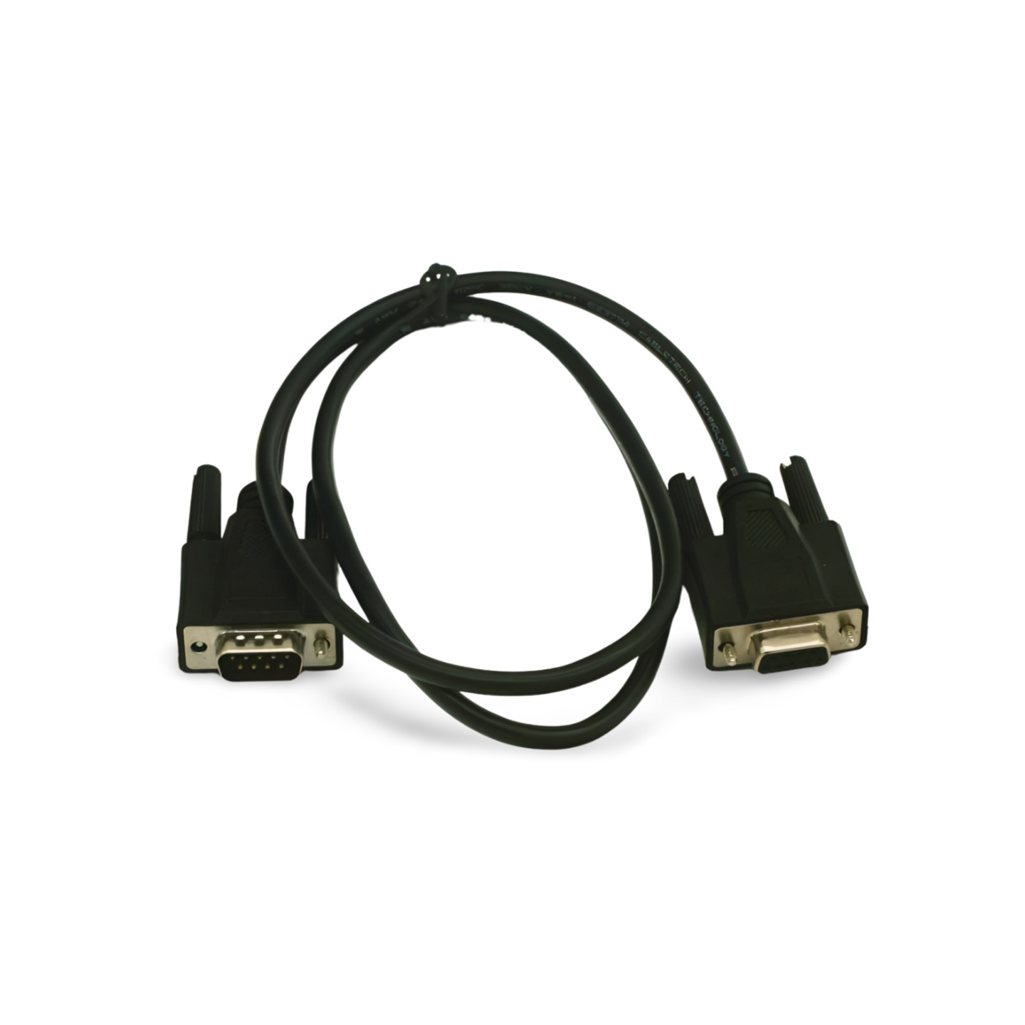 3ft DB9 Male to DB9 Female Serial Cable Extension - Black