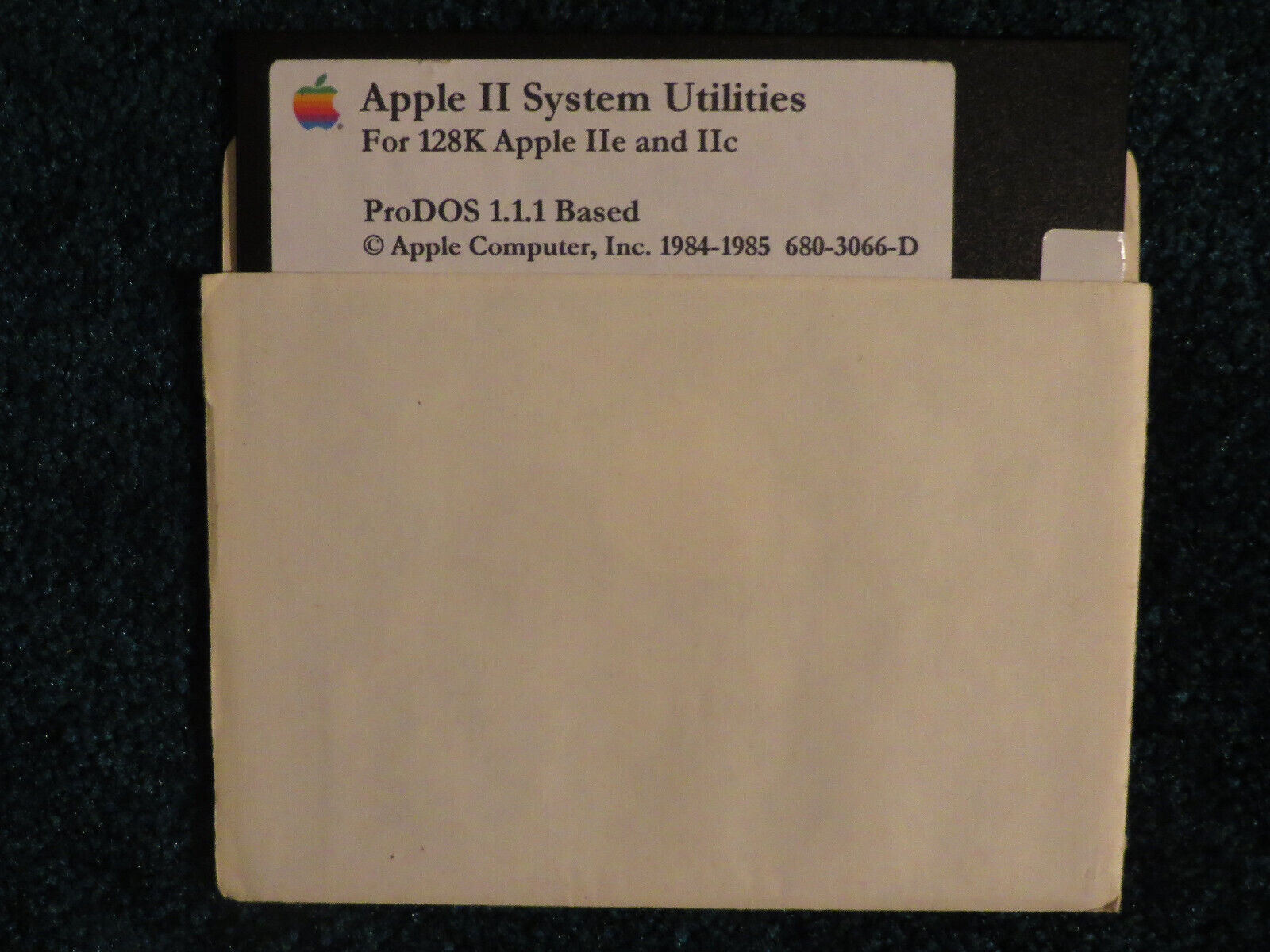 Apple II 5.25” System Utilities Disk