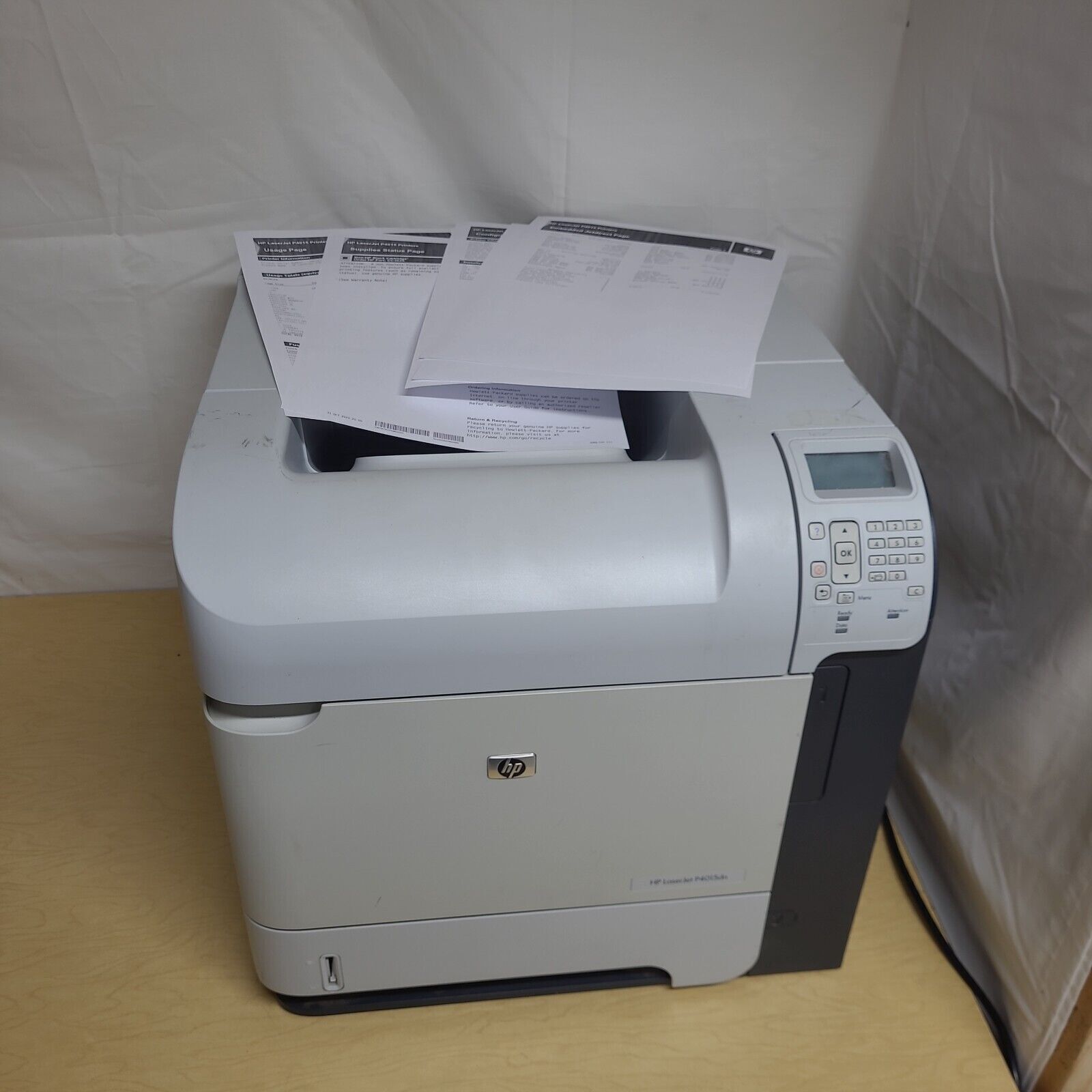 HP LaserJet P4015DN Printer Two Sided Networkable Monochrome No Toner