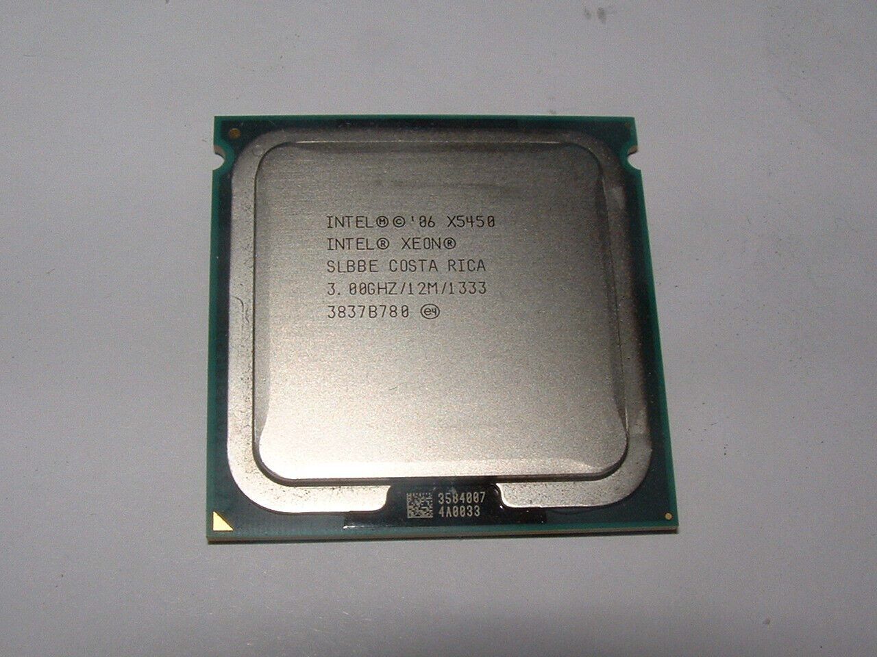 Matched Pair __ Intel Xeon X5450 3.0GHz Quad Core LGA771 CPU Processor SLBBE