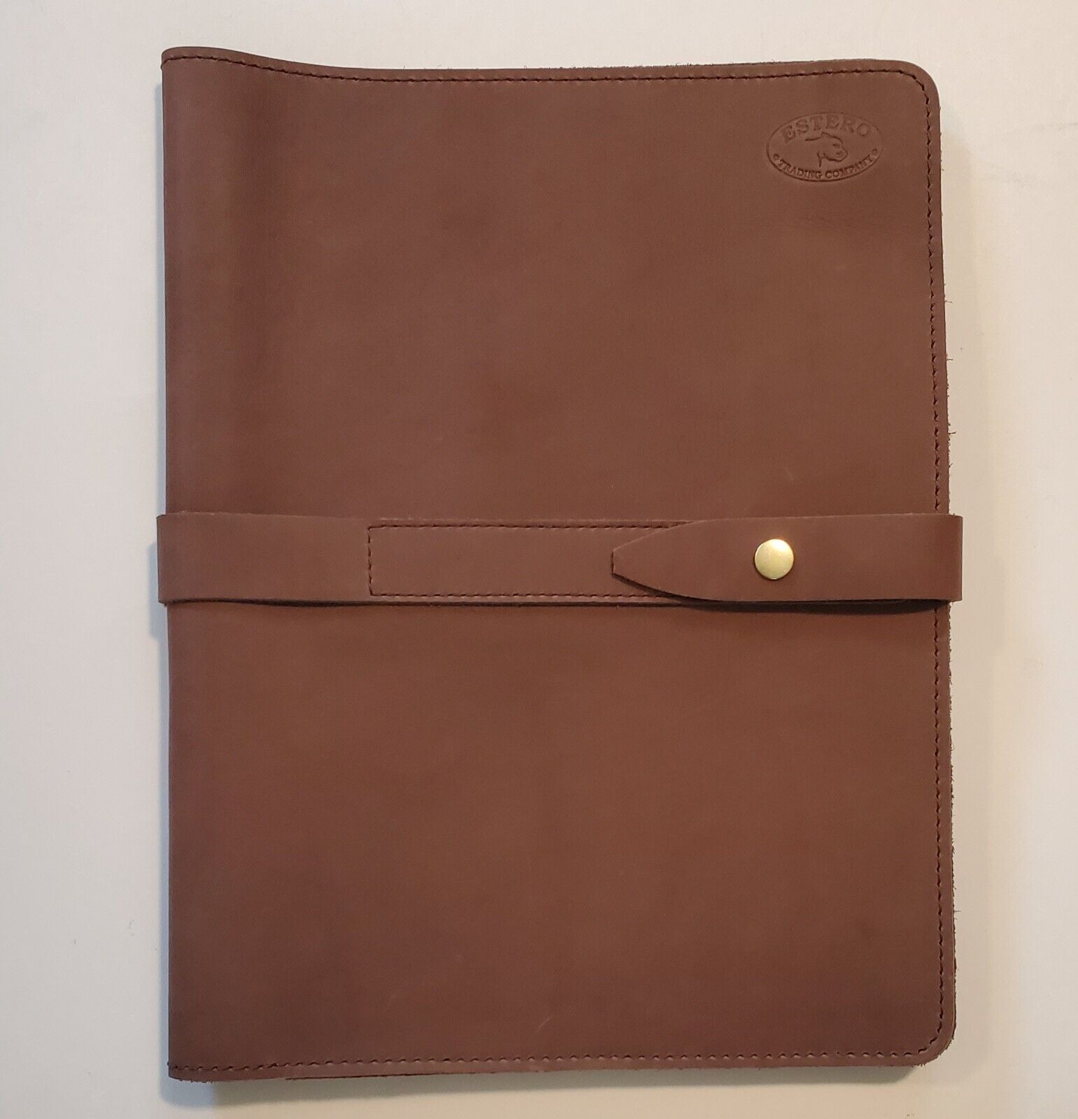 Dark Brwon Tablet cover sleeve. iPad sleeve, Leather Portfolio handmade gifts