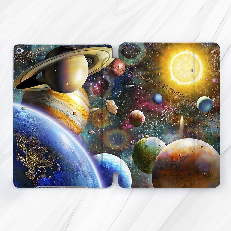 Solar System Space Planets Case For iPad 10.2 Air 3 4 5 Pro 9.7 11 12.9 Mini