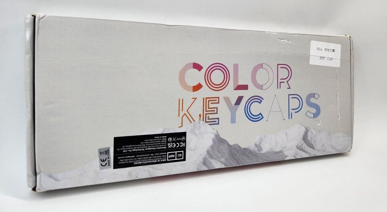 XDA Profile Color Keycaps Coconut Space Set for Mechanical Gaming Keyboard