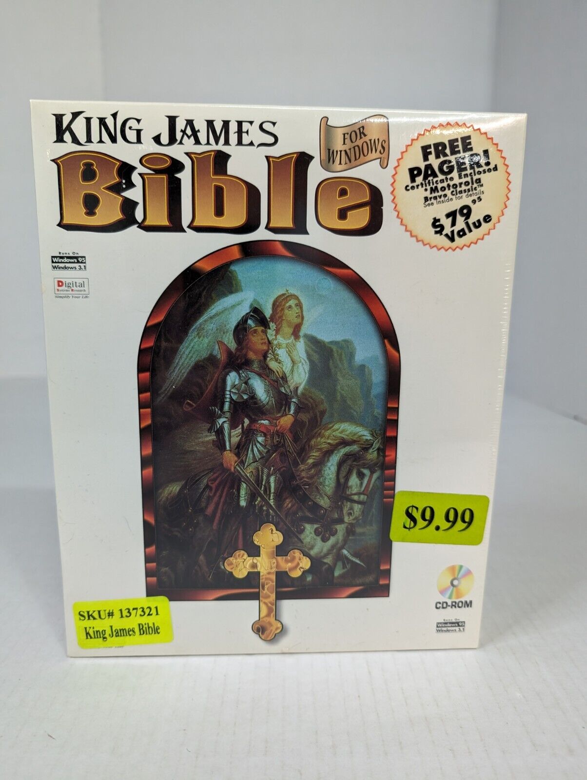 King James Bible Study Teaching CD ROM For Windows Vintage 1997 New Sealed