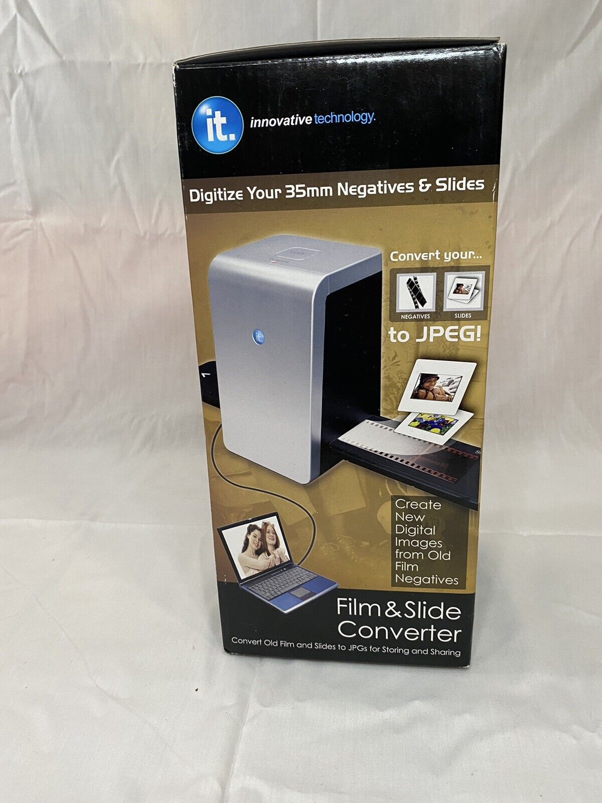 Innovative Technology Film & Slide Converter ITNS-400 Brand New