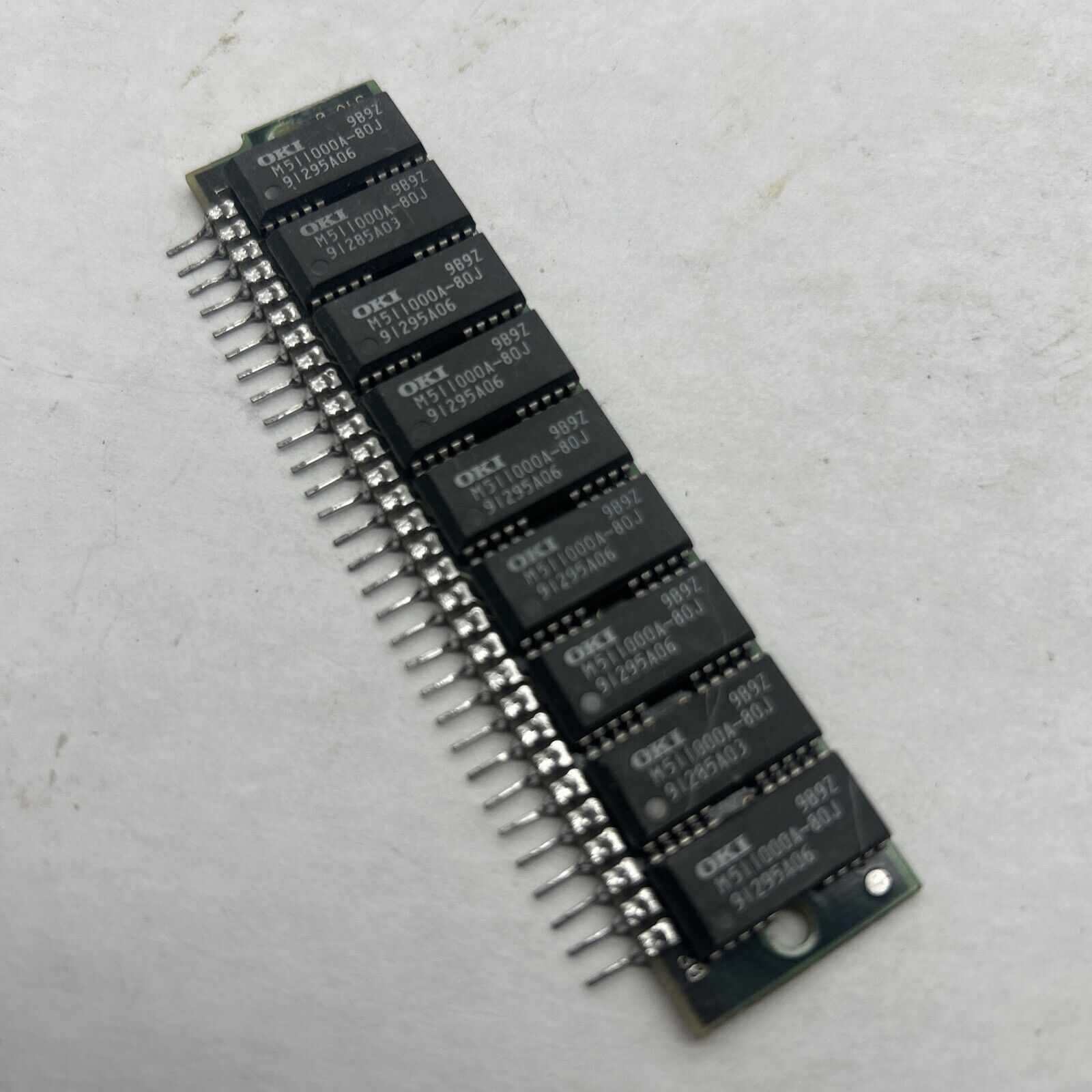  1MB SIPP Memory Module, 80 ns, 1x9 9 Chip Parity Ram Very Rare