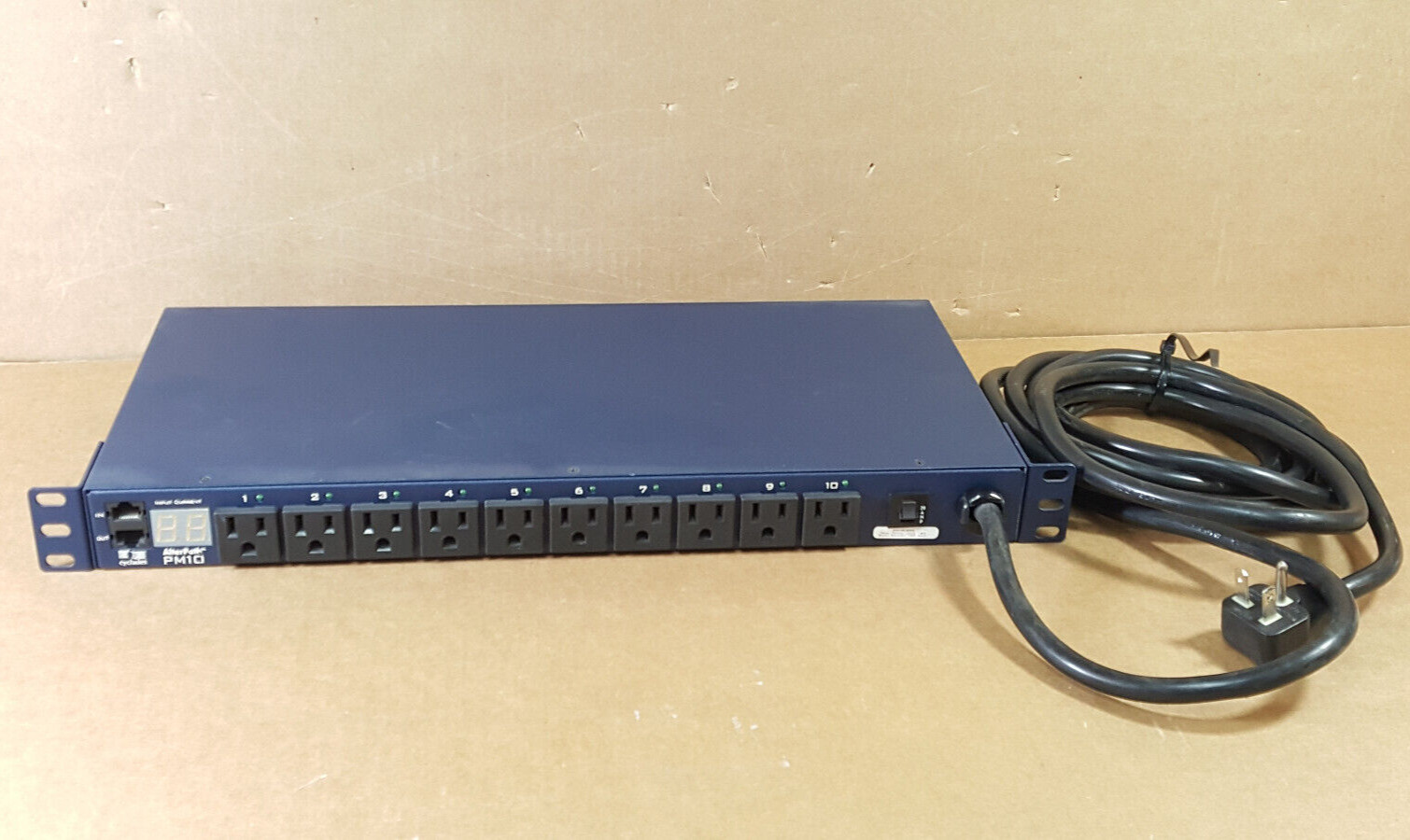 Lot of 3 PM10-20A CYCLADES AVOCENT  20A 10 PORT RACK POWER DISTRIBUTION UNIT