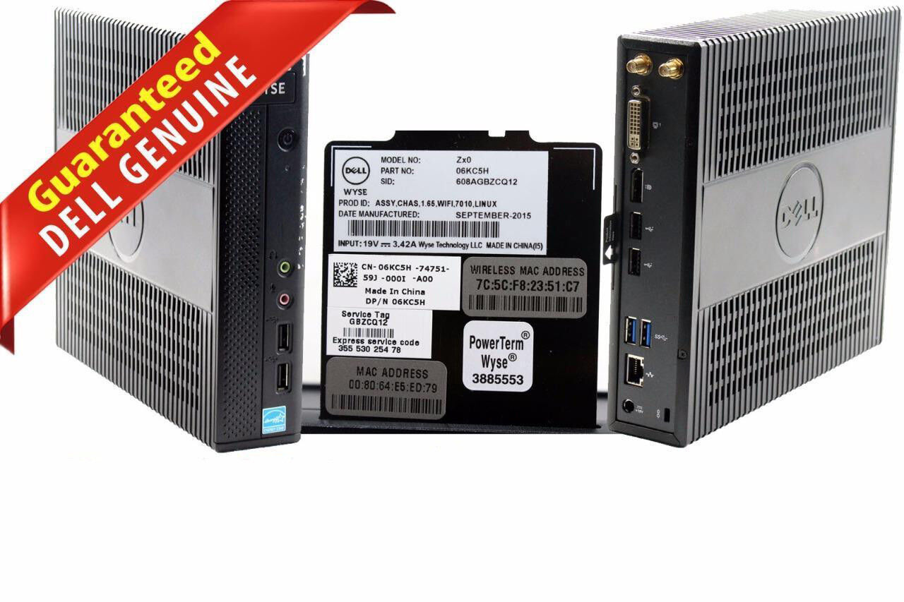 Genuine Dell Wyse Zx0 7010 Thin Client DualCore 1.67GHz 6KC5HWIFI+DEVICE ONLY