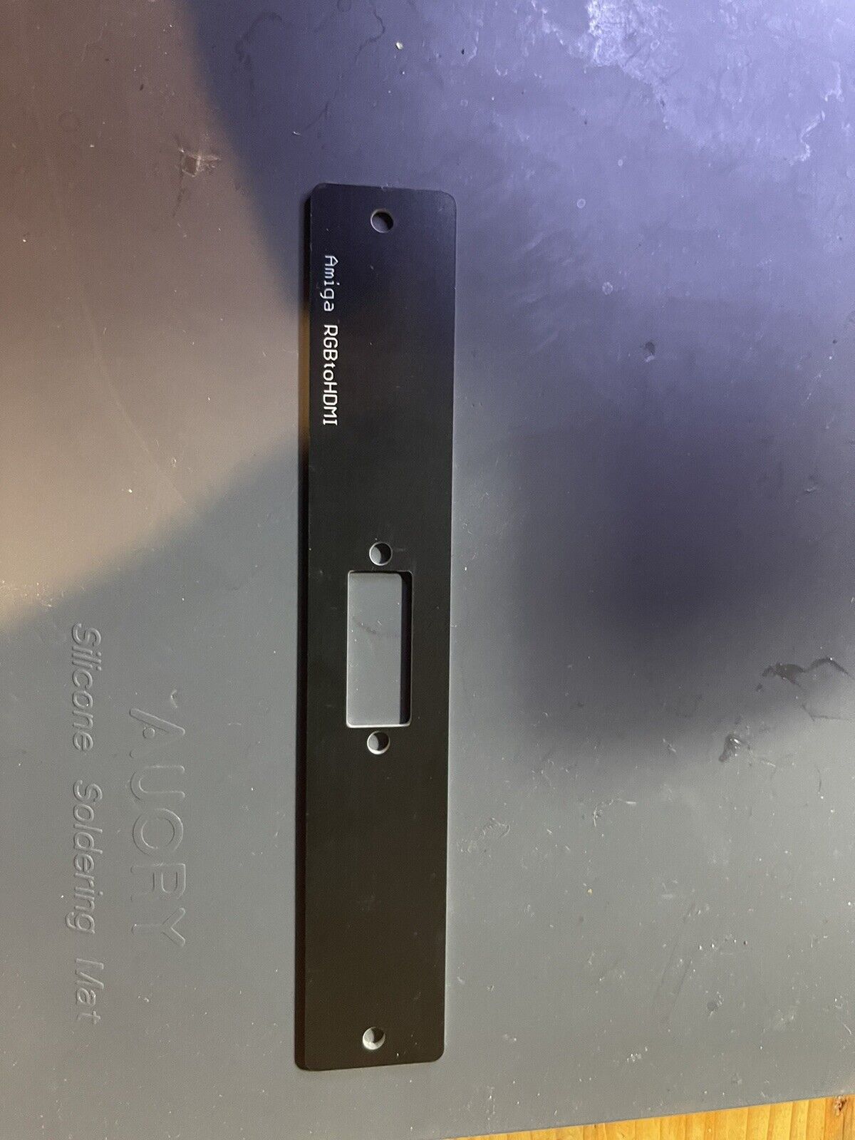 Amiga RGBtoHDMI Video Slot HDMI Panel.  Precision Cut  Metal