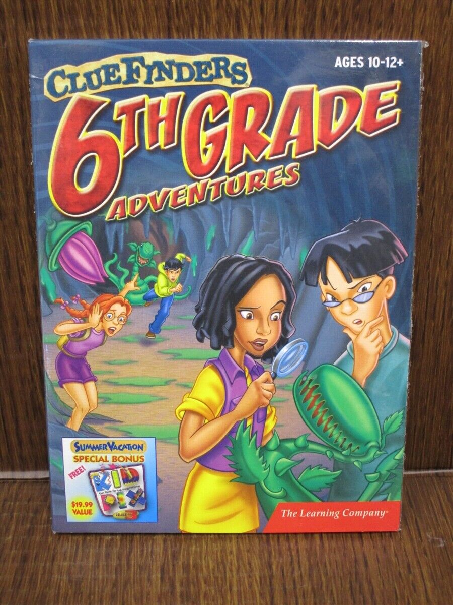 Software PC ClueFinders 6th Grade Adventures NEW SEALED