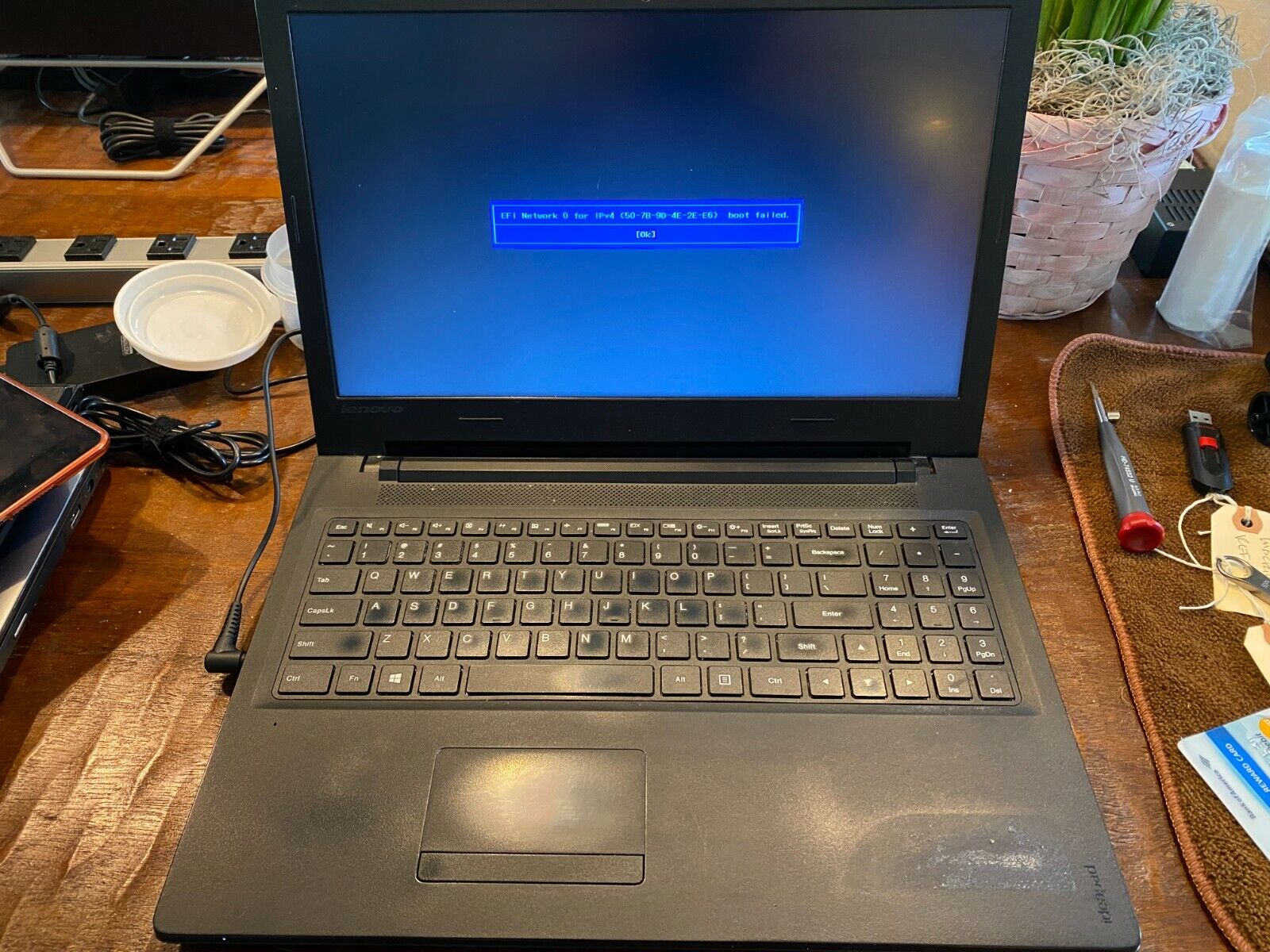 Lenovo Ideapad 100-151BD for parts or project - Does power on