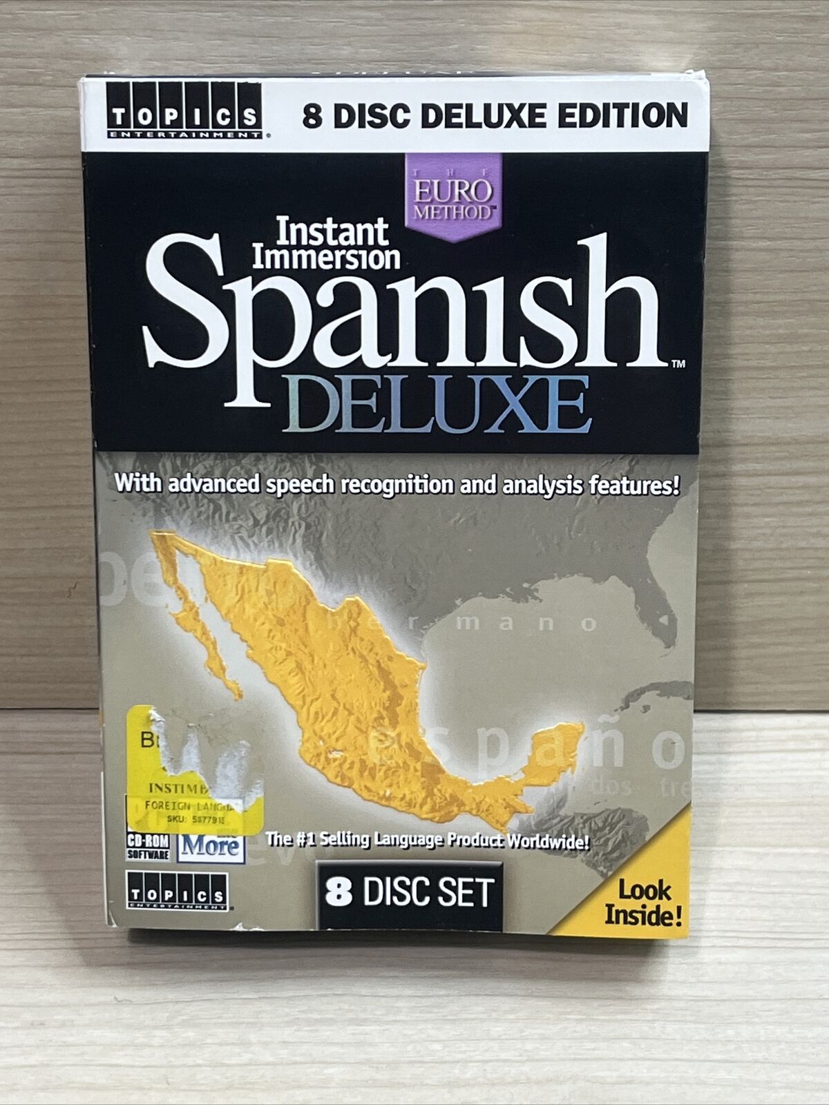Spanish Deluxe Instant Immersion PC 8 CD Rom by Topics Entertainment