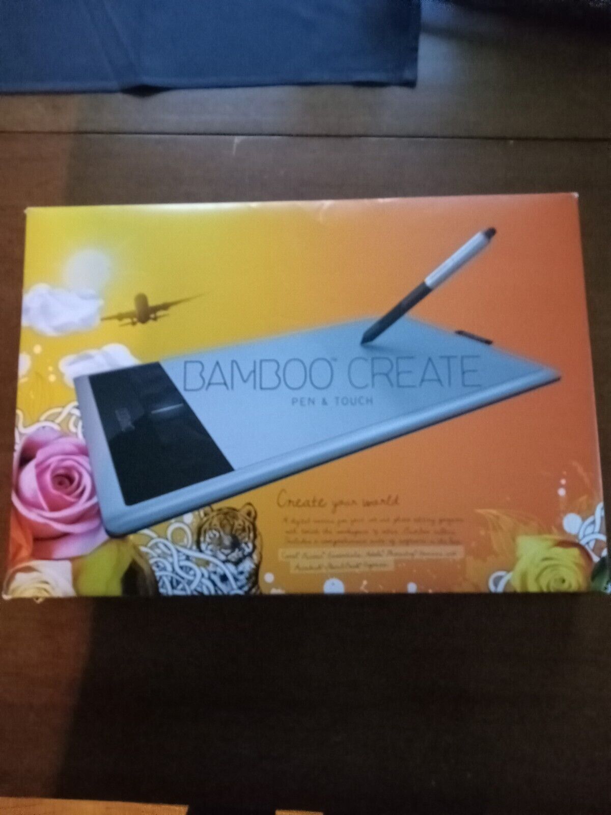 WACOM Bamboo Create Pen and Touch Tablet (CTH-670) W/Box Excellent Condition 
