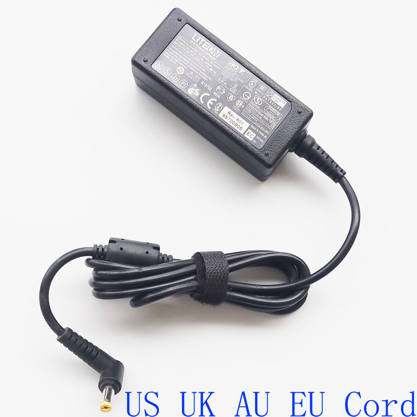Genuine OEM AC Adapter Battery Charger For Acer Aspire One 532h d260 nav50 30w