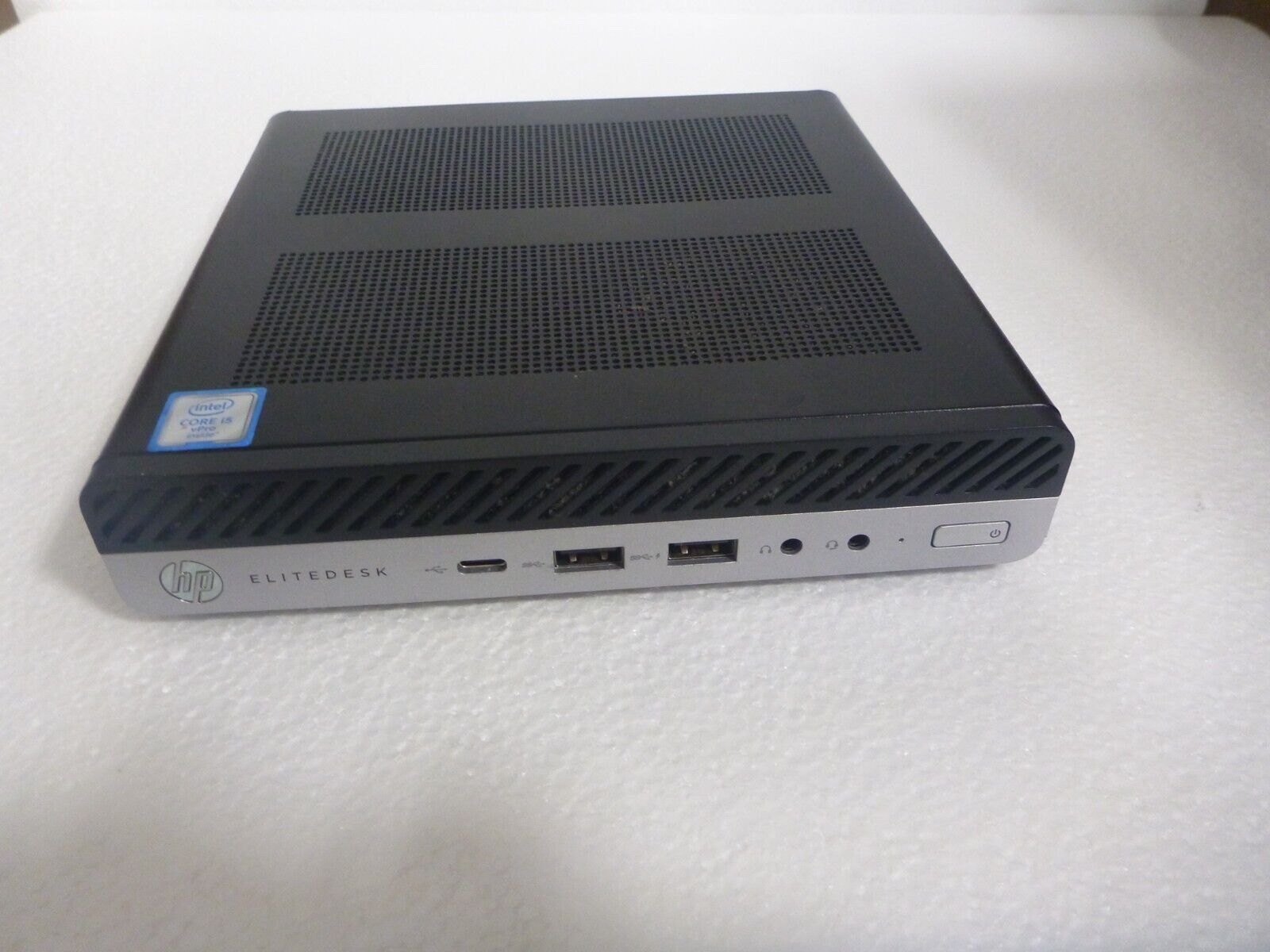 HP EliteDesk 800 G4 DM 65W CORE i5-8500 @ 3.00GHz / 8GB / NO HDD - NO AC ADAPTER