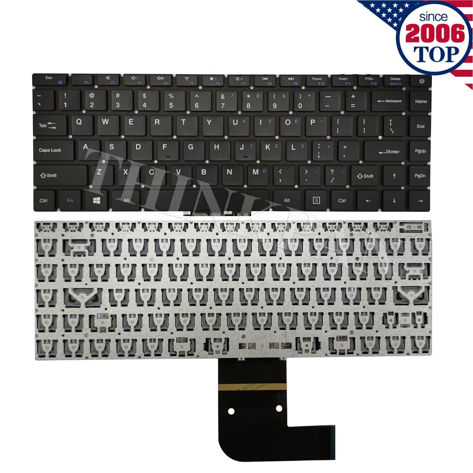 Genuine US Keyboard for Gateway GWTN133-1 GWTN141-1 GWTN141-1BL GWTN141-1BK