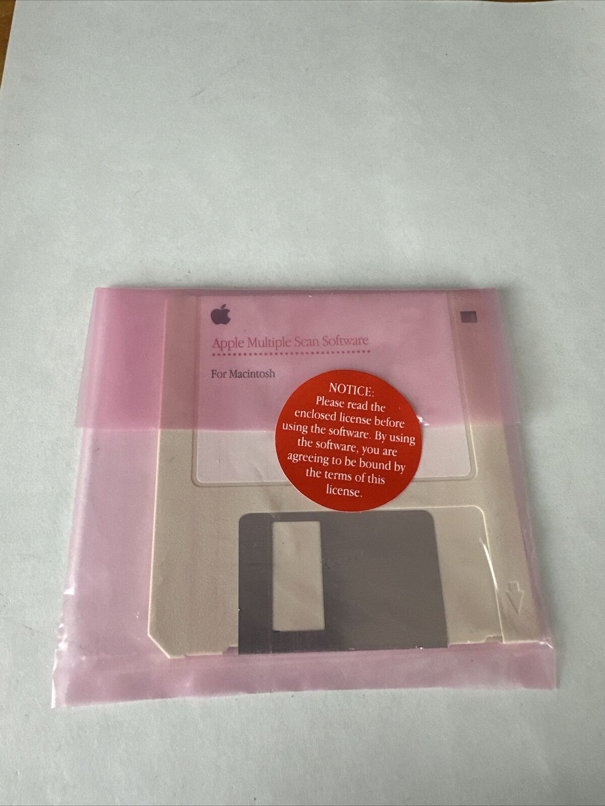 Vintage 1993-94 Apple Multiple Scan Software For Macintosh Floppy P/N 690-1694-A
