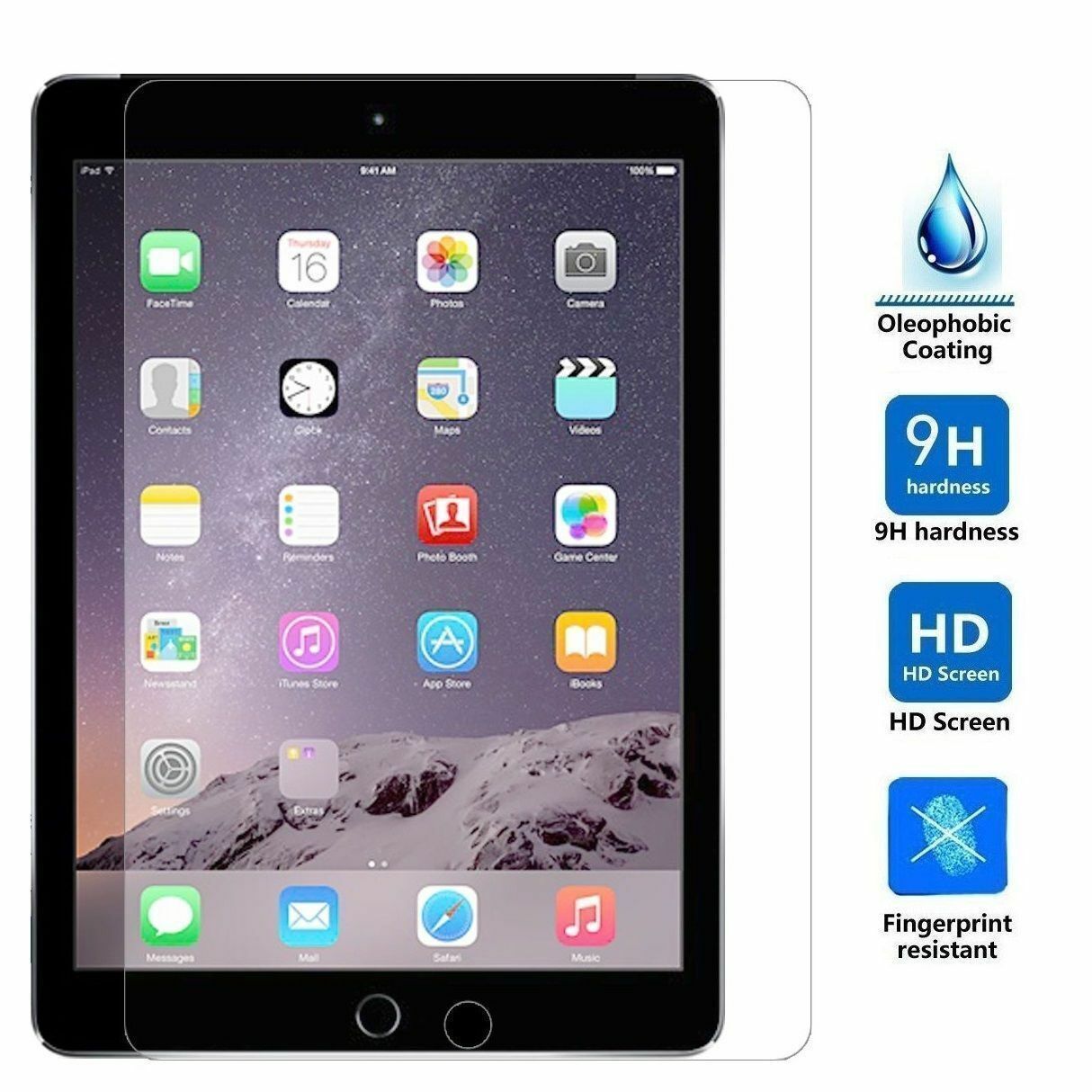 Tempered Glass Screen Protector For Apple iPad 2 3 4 Air Pro Mini iPhone 5S Lot